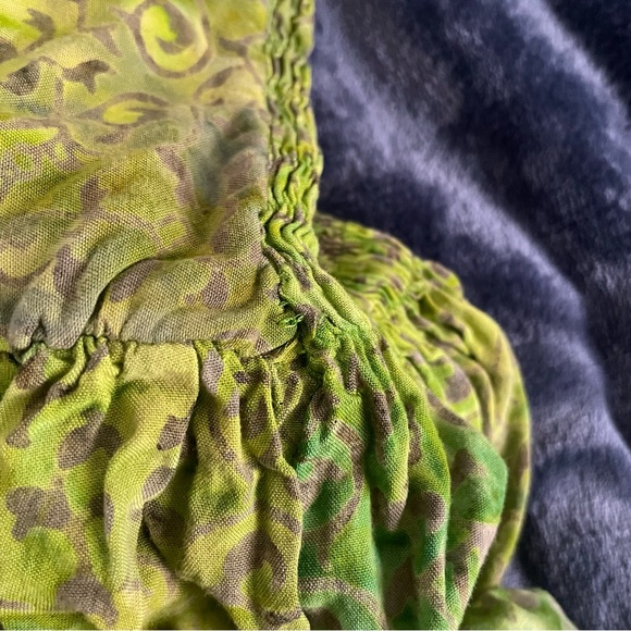 Green boho fairy princess dress - Picture 10 of 14